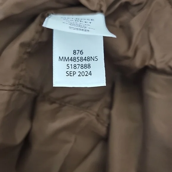 New Melrose & Market Plaid Eyelash Bucket Hat Rust Combo One Size - Picture 11 of 13